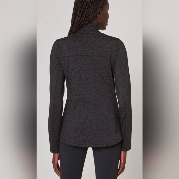 Mondetta Omnia Black Gray 360 Reflectivity Quarter Zip Camo Pullover - Size S - Picture 2 of 12